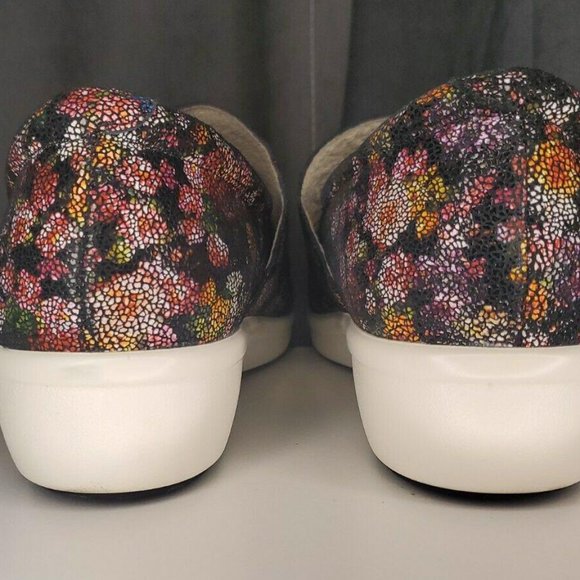 Alegria by PG Lite Women’s Slip On Shoes Sz 41 US 10 Floral Leather - Picture 4 of 9